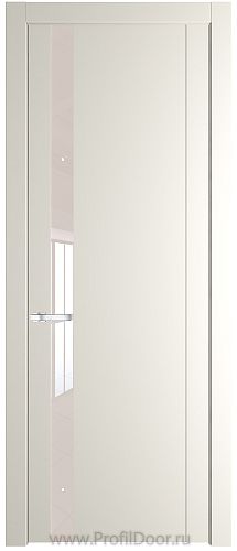 Дверь Profil Doors 1.2P цвет Перламутровый Белый стекло Lacobel Перламутровый Лак