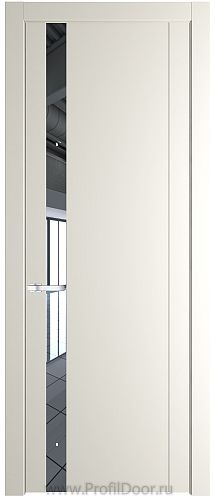 Дверь Profil Doors 1.2P цвет Перламутровый Белый стекло Зеркало