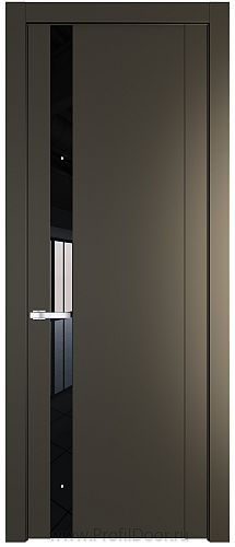 Дверь Profil Doors 1.2P цвет Перламутровый Бронза стекло Lacobel Черный Лак