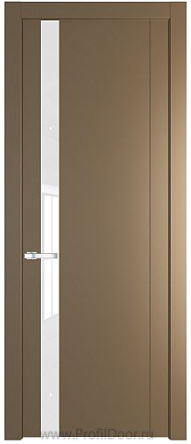 Дверь Profil Doors 1.2P цвет Перламутровый Золото стекло Lacobel лак Классик