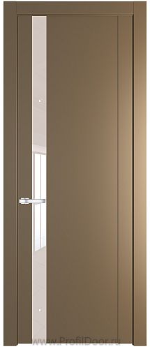 Дверь Profil Doors 1.2P цвет Перламутровый Золото стекло Lacobel Перламутровый Лак