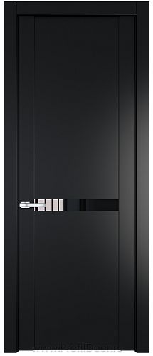 Дверь Profil Doors 1.4P цвет Блэк стекло Lacobel Черный Лак
