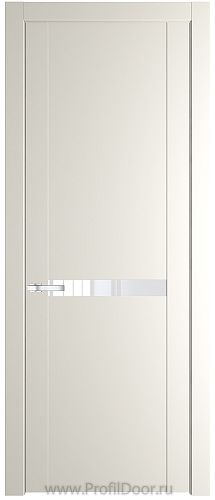 Дверь Profil Doors 1.4P цвет Перламутровый Белый стекло Lacobel лак Классик