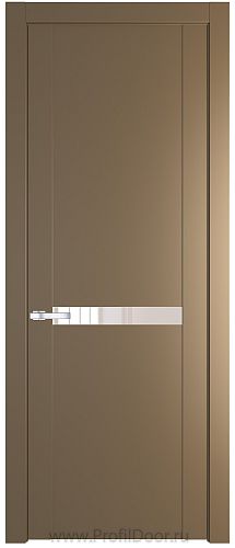 Дверь Profil Doors 1.4P цвет Перламутровый Золото стекло Lacobel Перламутровый Лак