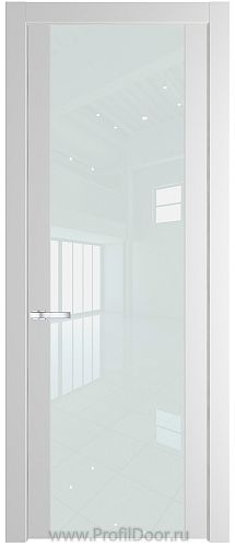 Дверь Profil Doors 1.7P цвет Крем Вайт стекло Lacobel Белый Лак