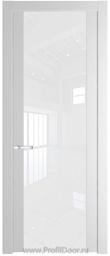 Дверь Profil Doors 1.7P цвет Крем Вайт стекло Lacobel лак Классик