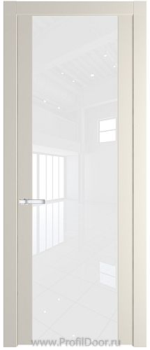 Дверь Profil Doors 1.7P цвет Кремовая Магнолия стекло Lacobel лак Классик