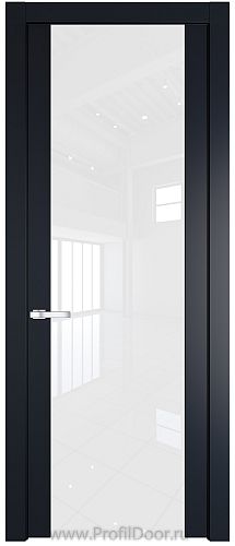 Дверь Profil Doors 1.7P цвет Нэви Блу стекло Lacobel лак Классик