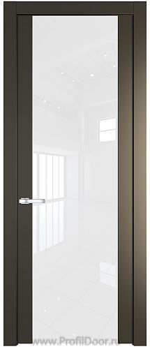 Дверь Profil Doors 1.7P цвет Перламутровый Бронза стекло Lacobel лак Классик