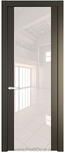 Дверь Profil Doors 1.7P цвет Перламутровый Бронза стекло Lacobel Перламутровый Лак