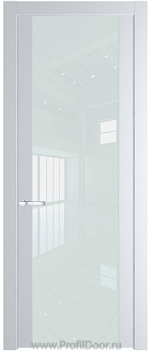 Дверь Profil Doors 1.7P цвет Вайт стекло Lacobel Белый Лак