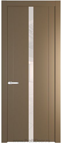 Дверь Profil Doors 1.8P цвет Перламутровый Золото стекло Lacobel Перламутровый Лак