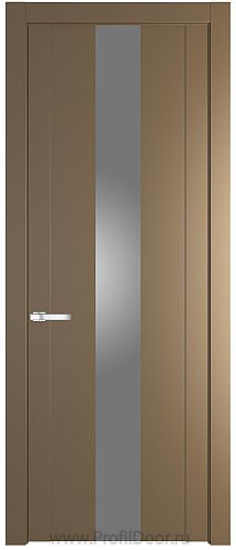 Дверь Profil Doors 1.9P цвет Перламутровый Золото стекло Lacobel Серебрянный Лак