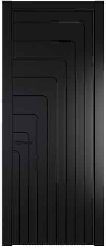 Дверь Profil Doors 10PA цвет Блэк цвет профиля Черный матовый RAL9005