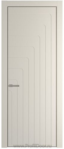 Дверь Profil Doors 10PA цвет Кремовая Магнолия (RAL 120-04) цвет профиля Никель матовый