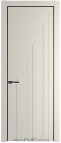 Дверь Profil Doors 10PA цвет Кремовая Магнолия (RAL 120-04) цвет профиля Серая ночь