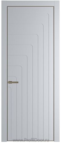 Дверь Profil Doors 10PA цвет Лайт Грей (RAL 870-01) цвет профиля Шампань
