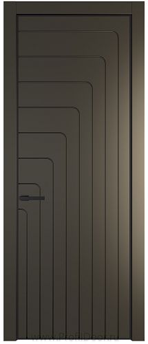 Дверь Profil Doors 10PA цвет Перламутр бронза цвет профиля Черный матовый RAL9005