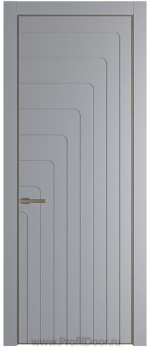 Дверь Profil Doors 10PA цвет Смоки (RAL 870-02) цвет профиля Шампань