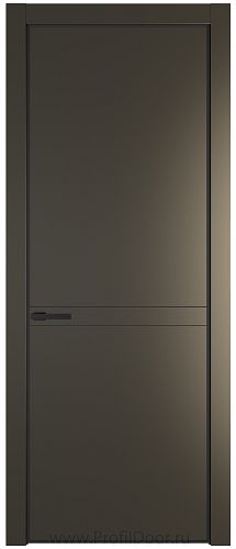 Дверь Profil Doors 11PA цвет Перламутр бронза цвет профиля Черный матовый RAL9005