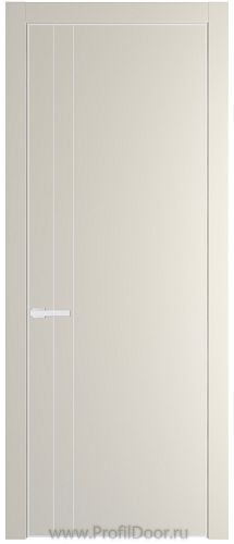 Дверь Profil Doors 12PA цвет Кремовая Магнолия (RAL 120-04) цвет профиля Белый матовый RAL9003