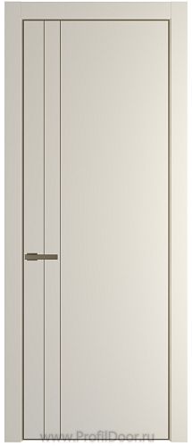 Дверь Profil Doors 12PA цвет Кремовая Магнолия (RAL 120-04) цвет профиля Шампань