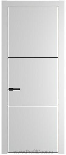 Дверь Profil Doors 13PA цвет Крем Вайт (RAL 120-02) цвет профиля Черный матовый RAL9005