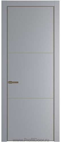 Дверь Profil Doors 13PA цвет Смоки (RAL 870-02) цвет профиля Шампань