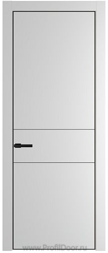 Дверь Profil Doors 14PA цвет Крем Вайт (RAL 120-02) цвет профиля Черный матовый RAL9005