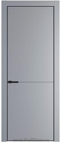 Дверь Profil Doors 16PA цвет Смоки (RAL 870-02) цвет профиля Черный матовый RAL9005