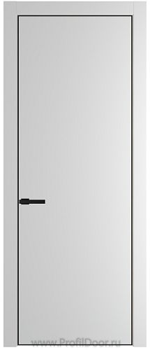 Дверь Profil Doors 1PA цвет Крем Вайт (RAL 120-02) цвет профиля Черный матовый RAL9005