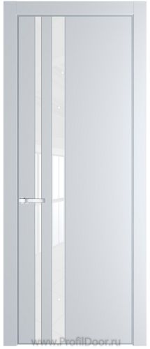 Дверь Profil Doors 20PA цвет Вайт (RAL 110 96 02) стекло Lacobel лак Классик цвет профиля Серебро