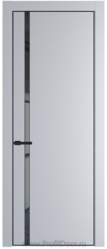 Дверь Profil Doors 21PA цвет Лайт Грей (RAL 870-01) стекло Зеркало Grey цвет профиля Черный матовый RAL9005