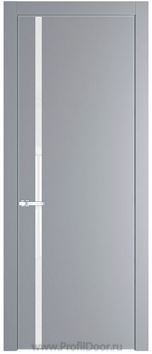 Дверь Profil Doors 21PA цвет Смоки (RAL 870-02) стекло Lacobel лак Классик цвет профиля Серебро