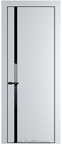 Дверь Profil Doors 21PA цвет Вайт (RAL 110 96 02) стекло Lacobel Черный лак цвет профиля Черный матовый RAL9005