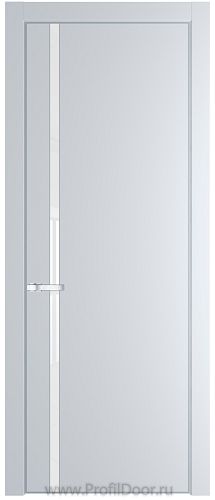 Дверь Profil Doors 21PA цвет Вайт (RAL 110 96 02) стекло Lacobel лак Классик цвет профиля Серебро