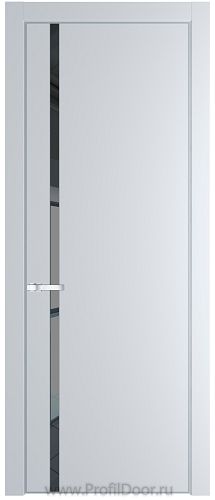 Дверь Profil Doors 21PA цвет Вайт (RAL 110 96 02) стекло Зеркало Grey цвет профиля Серебро