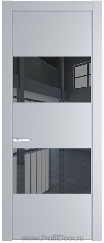 Дверь Profil Doors 22PA цвет Лайт Грей (RAL 870-01) стекло Зеркало Grey цвет профиля Серебро