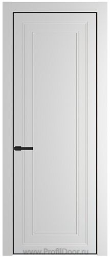 Дверь Profil Doors 26PA цвет Крем Вайт (RAL 120-02) цвет профиля Черный матовый RAL9005