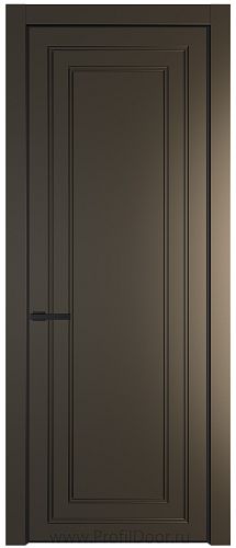Дверь Profil Doors 26PA цвет Перламутр бронза цвет профиля Черный матовый RAL9005