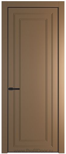Дверь Profil Doors 26PA цвет Перламутр золото цвет профиля Черный матовый RAL9005