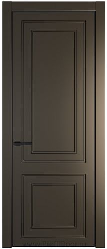 Дверь Profil Doors 27PA цвет Перламутр бронза цвет профиля Черный матовый RAL9005