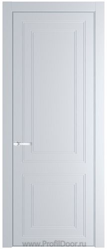 Дверь Profil Doors 27PA цвет Вайт (RAL 110 96 02) цвет профиля Серебро