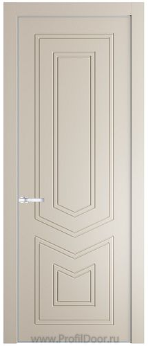 Дверь Profil Doors 29PA цвет Кремовая Магнолия (RAL 120-04) цвет профиля Серебро
