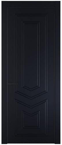 Дверь Profil Doors 29PA цвет Нэви Блу (RAL 7016) цвет профиля Черный матовый RAL9005