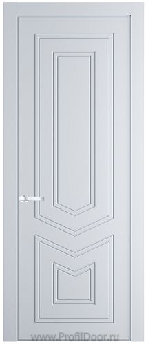 Дверь Profil Doors 29PA цвет Вайт (RAL 110 96 02) цвет профиля Серебро