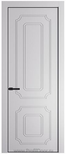 Дверь Profil Doors 31PA цвет Крем Вайт (RAL 120-02) цвет профиля Черный матовый RAL9005