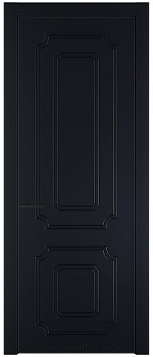 Дверь Profil Doors 31PA цвет Нэви Блу (RAL 7016) цвет профиля Черный матовый RAL9005