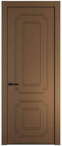 Дверь Profil Doors 31PA цвет Перламутр золото цвет профиля Черный матовый RAL9005