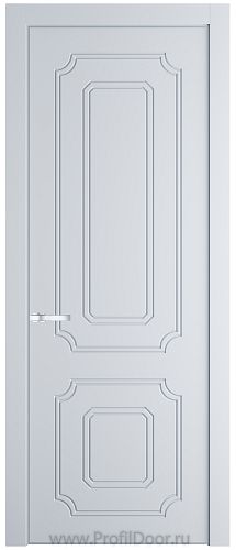 Дверь Profil Doors 31PA цвет Вайт (RAL 110 96 02) цвет профиля Серебро